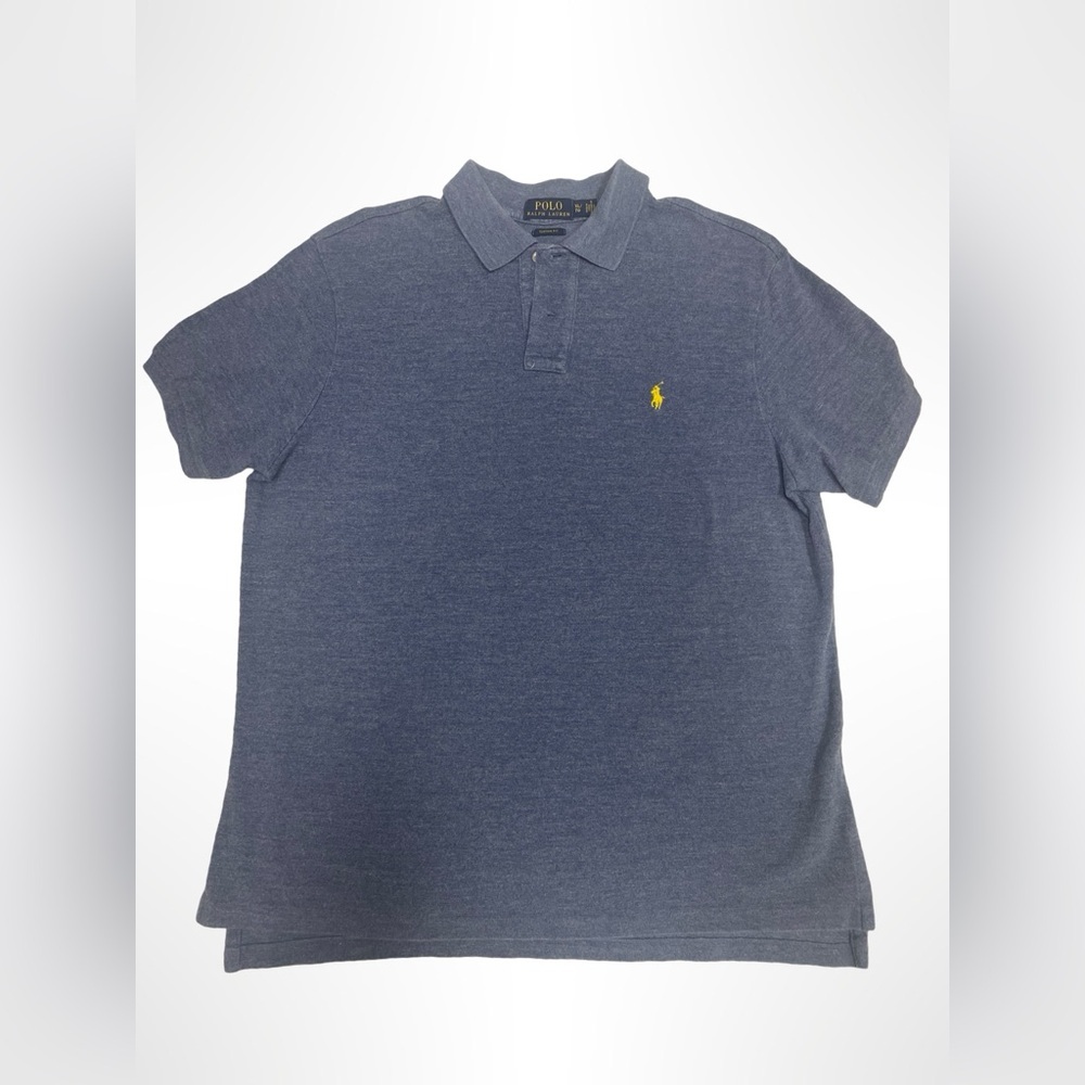 Polo Ralph Lauren Men’s. Blue With Yellow Pony. 100 Percent Cotton. Sz Xl